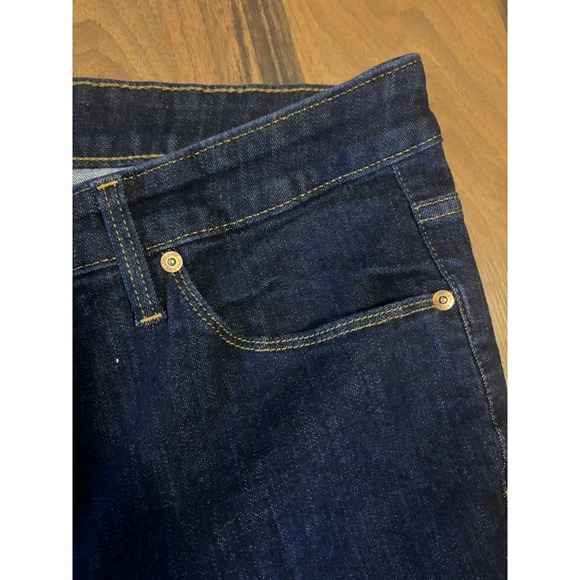 Ava & Viv Women's High Rise Flare Dark Wash Denim Jeans Stretch Size 18 Plus - Picture 4 of 7